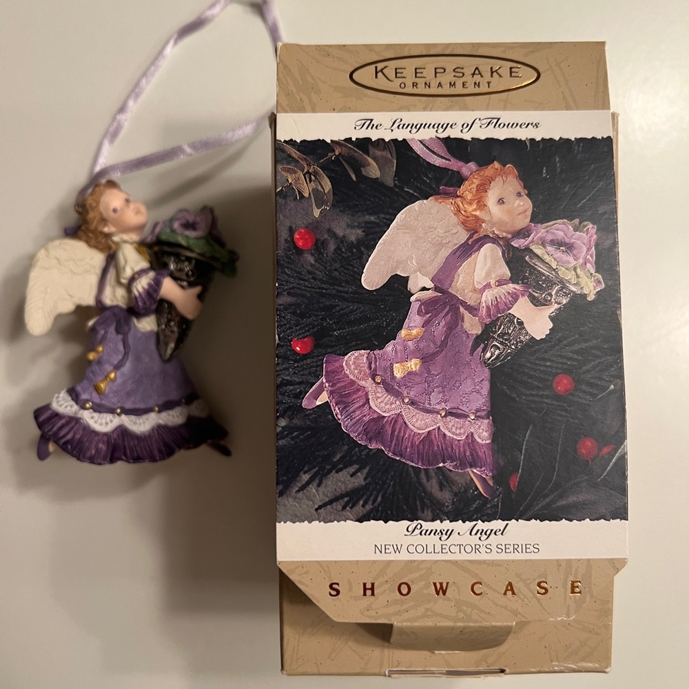 Pansy Angel Hallmark Keepsake ornament